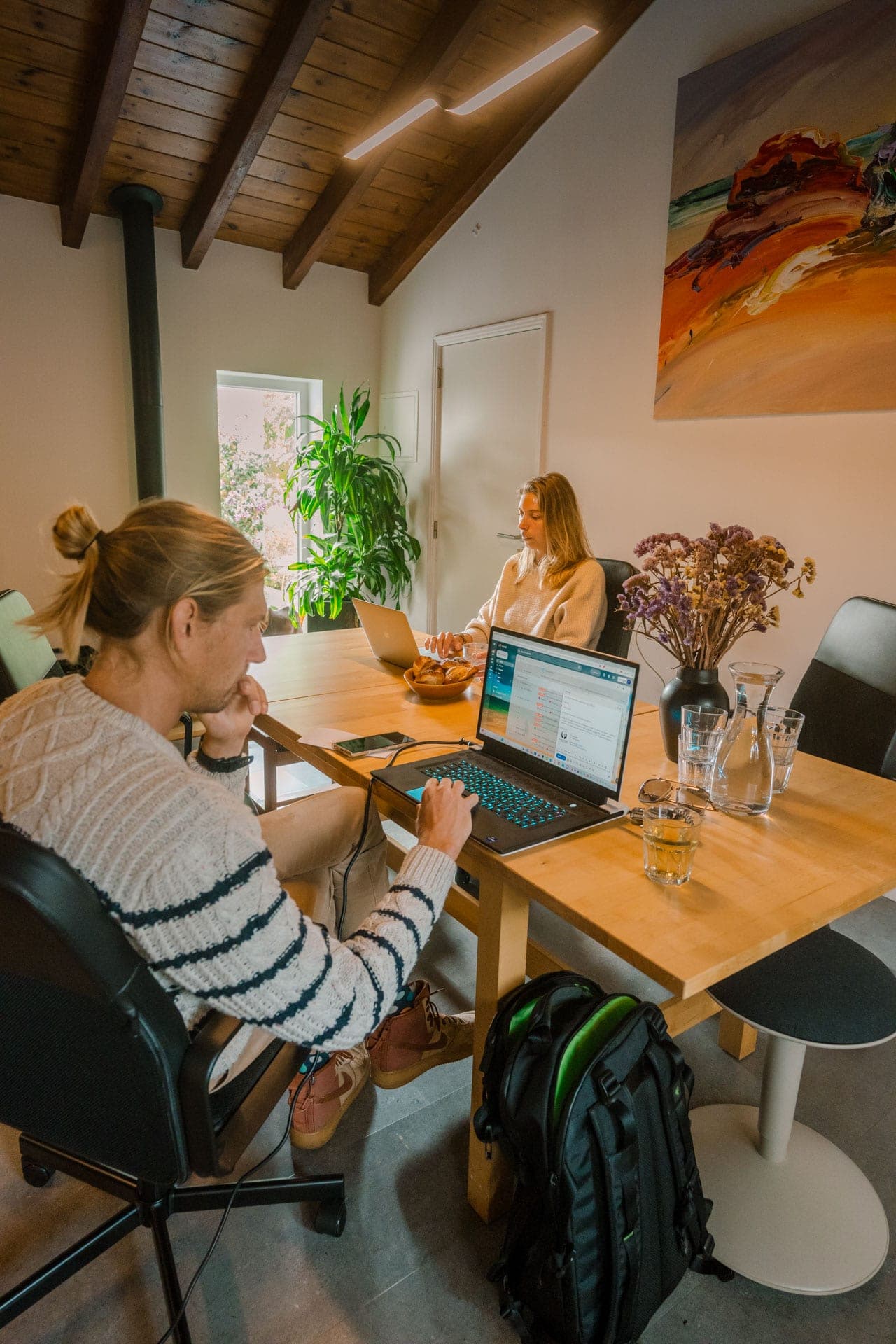 Work setup — Barefoot Guesthouse & Coliving Ericeira
